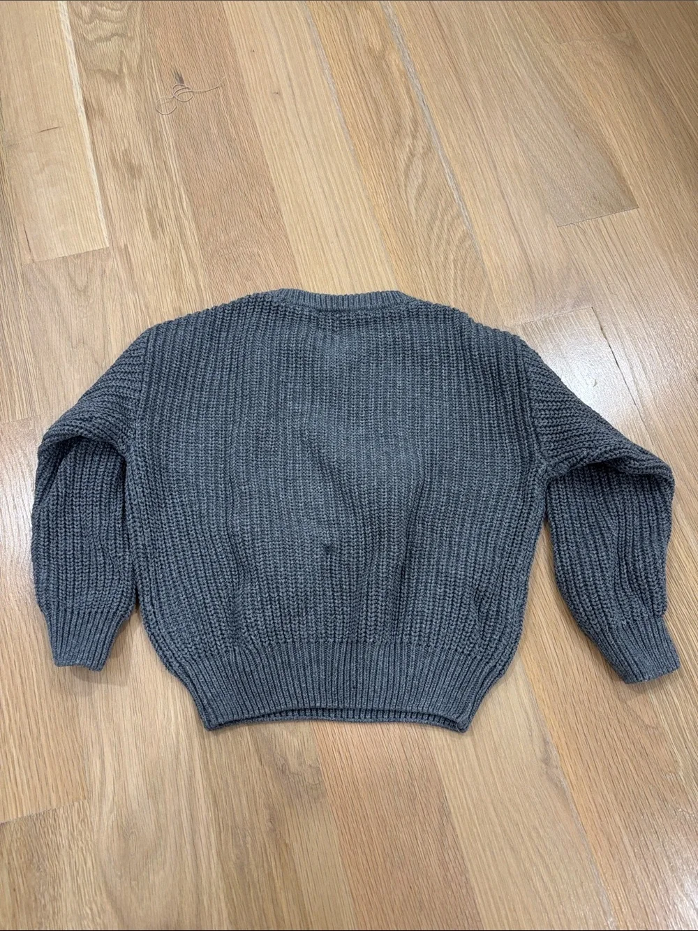 Lil Legs Kids Gray Knit Sweater & Suspender Leggings Set